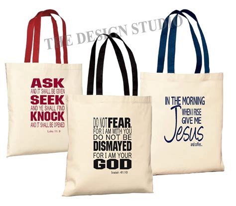 personalized christian tote bags.